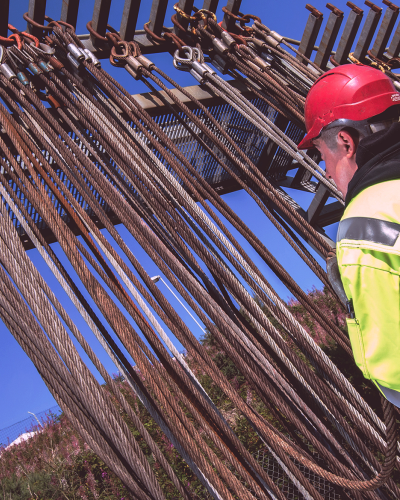 Slings manufactured from the Aberdeen plant