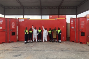Swire Angola Benfica Facility Offshore Container Refurbishment Staff