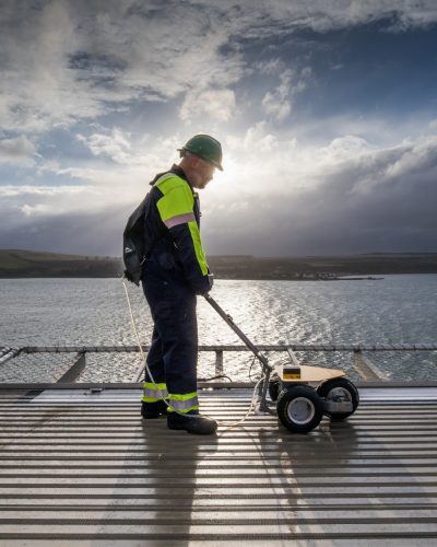 Helideck friction test 16