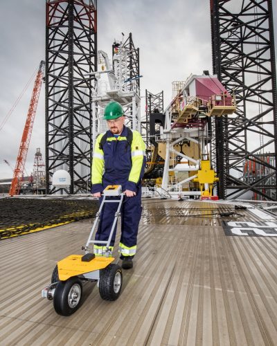 Helideck friction test 4